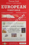 Thomas Cook European [Rail] Timetable / Europäisches Kursbuch / Indicateur Européen, August 2001 by FOX, Brendan (ed.)